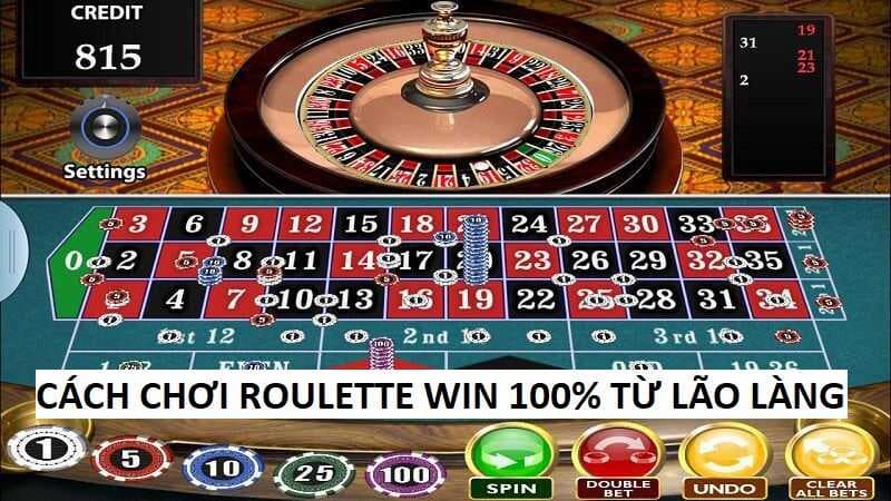 MẸO CHƠI ROULETTE ĐỂ THẮNG VÀ KIẾM NHIỀU TIỀN