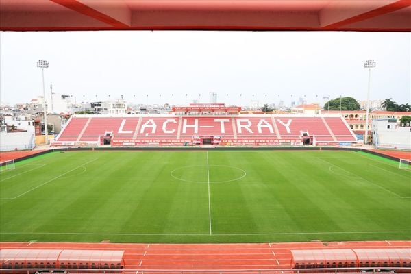 Kiến trúc hiện đại của sân vận động Lạch Tray