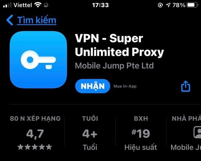 Sử dụng VPN để đổi địa chỉ IP
