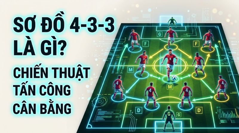 Sơ đồ 433 là gì? Chiến thuật tấn công với đội hình 4-3-3
